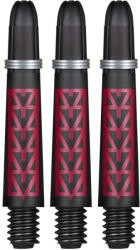  Dart szár rövid Shot Koi Carbon Pakati, piros 35mm