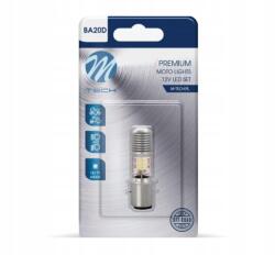 m-tech LED BA20d S2 12x3030SMD 10-80V AC/DC hideg fehér FÉNNYEL LB552W-01B (1 DB) (LB552W-01B)