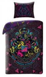Halantex Harry Potter ágyneműhuzat szett - Hogwarts lila - gyerekajandek