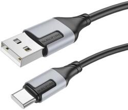 BOROFONE Cablu alimentare si date Borofone BX101, Fast Charging, USB la USB Type-C 3A, 1m, Negru