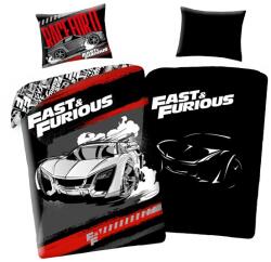 Halantex Fast & Furious ágyneműhuzat szett sötétben világító - piros-fekete