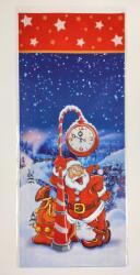  Mikulás tasak 6. Órás mintával, 15 x 35 cm 1000 db/gyűjtő