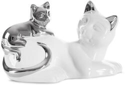 Fehér macska figura Fehér 20x11x12 cm (423317)