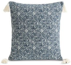  Fabia rojtos párnahuzat geometrikus mintával Gránátkék 45x45 cm