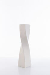  Riso2 kerámia váza Krémszín 12x12x50 cm (5623)