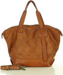 Marco Mazzini Női bőr shopper táska | barna