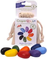Crayon Rocks Kavicskréta (8 db - élénk színek) - Crayon Rocks Modern Art (CRMAC08)