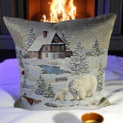 Karácsonyi jegesmedvés díszpárna 101138