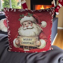  Karácsonyi mikulásos díszpárna 101120