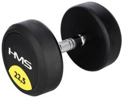 HMS Gumiborítású kézisúlyzók PRO HMS HG 22, 5 KG fekete|szürke