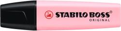 STABILO Szövegkiemelő 2-5mm, vágott hegyű, STABILO Boss original Pastel pink - suplix