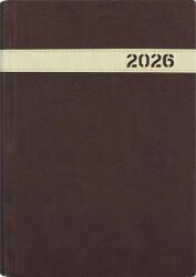 Dayliner Naptár, tervező, A5, napi, DAYLINER, "The Boss", barna (DL6AG-BOFA5NA-BA)