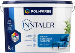POLI-FARBE Inntaler fehér 8 l beltéri diszperziós falfesték 5254 (5254)
