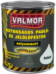 Festék Bázis Valmor Biztonságos Padló- és Jelölő festék fehér 0, 75 l 839 (839)
