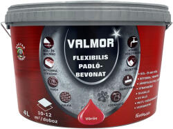 Festék Bázis Valmor Flexibilis Padlóbevonat vörös 4 l 317 (317)