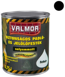 Festék Bázis Valmor Biztonságos Padló- és Jelölő festék fekete 0, 75 l 838 (838)