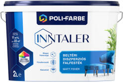 POLI-FARBE Inntaler fehér 2 l beltéri diszperziós falfesték 5252 (5252)