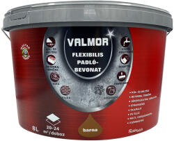 Festék Bázis Valmor Flexibilis Padlóbevonat barna 8 l 834 (834)