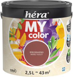 TRILAK Héra My Color matt beltéri falfesték bíborbarna színű 2, 5l 476176 (476176)