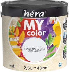 TRILAK Héra My Color matt beltéri falfesték skandináv szürke színű 2, 5l 476179 (476179)