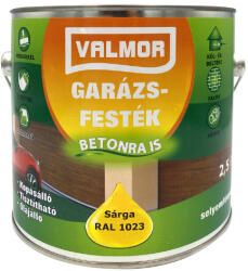 Festék Bázis Valmor sárga 2, 5 l Garázsfesték RAL 1023 985 (985)