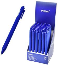 Vinson Golyóstoll nyomógombos 0, 7mm Vinson Connect S1 kék test - suplix