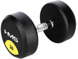 HMS Gumiborítású kézisúlyzók PRO HMS HG 20 KG fekete|szürke