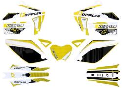 Doppler Matricaszett komplett fekete-piros-fehér Rieju MRT Doppler