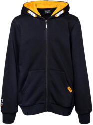HI-TEC Gyermekek/gyerekek teljes cipzáras kapucnis pulóver fekete|narancssárga
