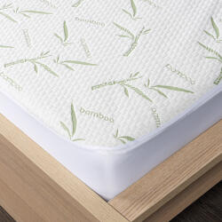 4home Bamboo körgumis vízhatlan matracvédő, 70 x 160 cm + 15 cm, 70 x 160 cm