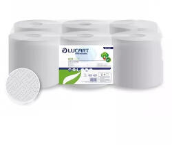  Lucart Eco 19 CF, belső letekeredésű kéztörlő, 2rétegű, 19cm, fehér, 6tek. /zsugor