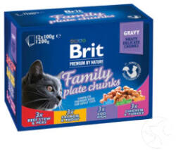 Brit BP. Cat Pouches Family Plate 1200 g (12x100 g) (B06255)