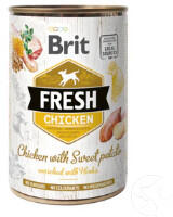 Brit BP Fresh Chicken with Sweet potato 400 g (B33954)