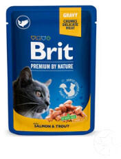 Brit BP. Cat Pouches with Salmon&Trout 100 g (B05999)