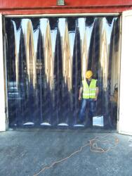 DarTechPVC Perdea PVC moale transparenta Dimesiuni Perdea: L 1000 x H 3100 mm, temepratura normala