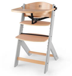 KinderKraft - Baba etetőszék ENOCK fa&szürke (984684)