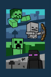  Minecraft Adventure polár takaró 100x150cm (JFK032022)