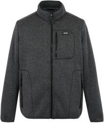 Regatta Férfi Barlee Marl teljes cipzáras gyapjú kabát fekete