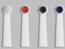 Bruzzoni 4db Bruzzoni fogkefe pótfej (white 4 colours)