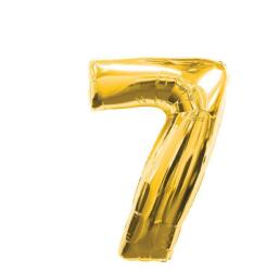 Balloons4party Balon folie cifra 7 auriu gold 100cm