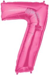 Balloons4party Balon folie cifra 7 roz 100cm