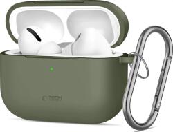 Tech-protect Cârlig din Silicon pentru Apple AirPods Pro 3 Verde Măsliniu (5906302333189)