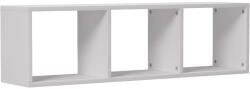 PAKOWORLD Raft de perete Mikoro, Alba, 90x22x26 cm (230-000059) Raft