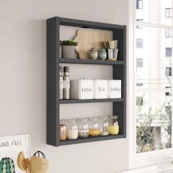 Adana Raft de perete Bucatarie Stonewall, 3 rafturi, 43x60x9 cm (956LCS2722) Raft