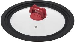 5five Simple Smart Capac universal Crosby, sticla, margini silicon, 26-28-30 cm