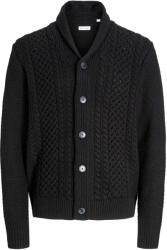 JACK & JONES Jachetă Jjpaul Knit Shawl 12279337 C-N10 black (12279337 C-N10 black)