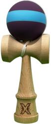 Flippy Jucarie Kendama X Originala, Profesionala, Flippy, din Lemn, Rubber Grip, 18 cm, Mov Albastru (teo-162900)