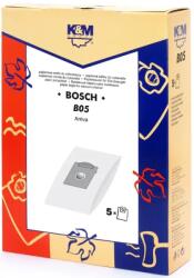 K&M Sac aspirator pentru Bosch/Siemens typ K, hartie, 5X saci, K&M, produs cu ambalaj deteriorat (ADS-DUSTBAG-B05-PAP-K&M)