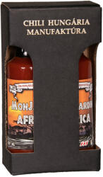 Chili Hungária Manufaktúra MonJardin Africa chili szósz 2x100ml + díszdoboz
