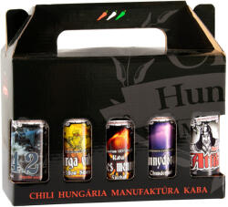 Chili Hungária Manufaktúra ALL IN ONE - 10 chili szósz egyben + Ajándék díszdoboz